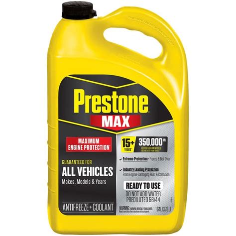 Prestone Universal Antifreeze and Coolant Ready